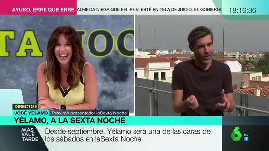 La respuesta de José Yelamo a la broma de Mamen Mendizábal: "No se puede ir del after directo a trabajar" La respuesta de José Yelamo a la broma de Mamen Mendizábal: "No se puede ir del after directo a trabajar"