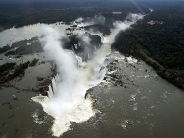 Cataratas de Iguazú desde el aire