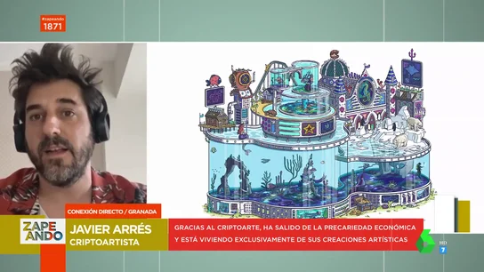 Javier Arrés, así es el pionero del criptoarte en España Javier Arrés, así es el pionero del criptoarte en España