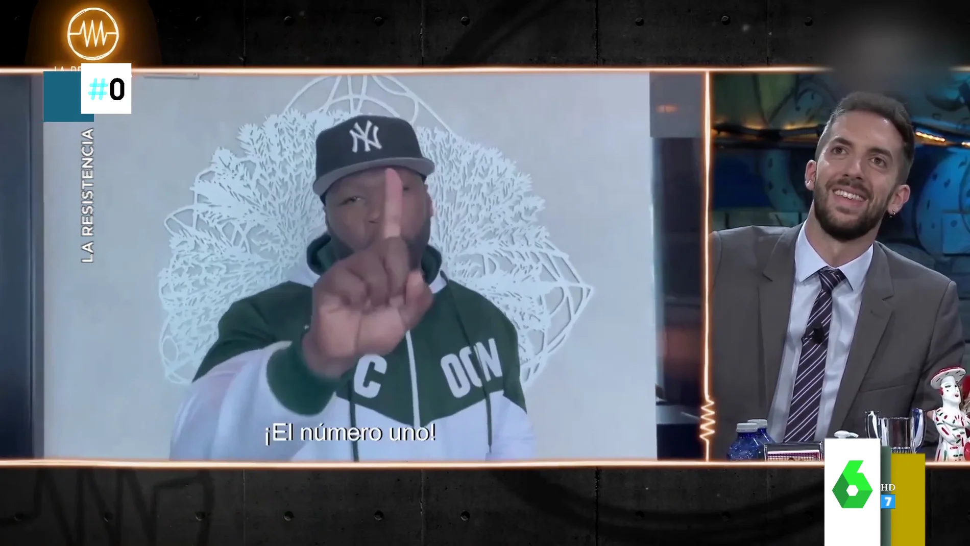 El mensaje con regalo incluido de 50 Cents a Broncano que deja al presentador de La Resistencia sin palabras