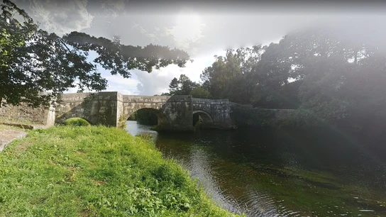 Vista del embalse de A Fervenza, en Mazaricos. Vista del embalse de A Fervenza, en Mazaricos.