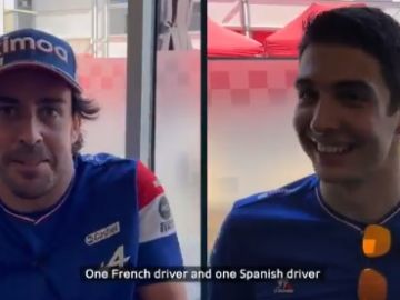 Fernando Alonso y Esteban Ocon
