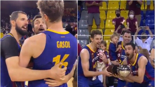 Pau Gasol levanta el t&iacute;tulo de la ACB tras la insistencia de Mirotic y Oriola