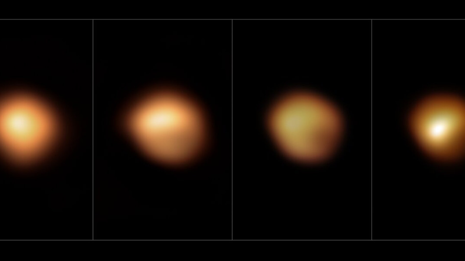 La superficie de Betelgeuse antes y durante su gran atenuación de 2019–2020