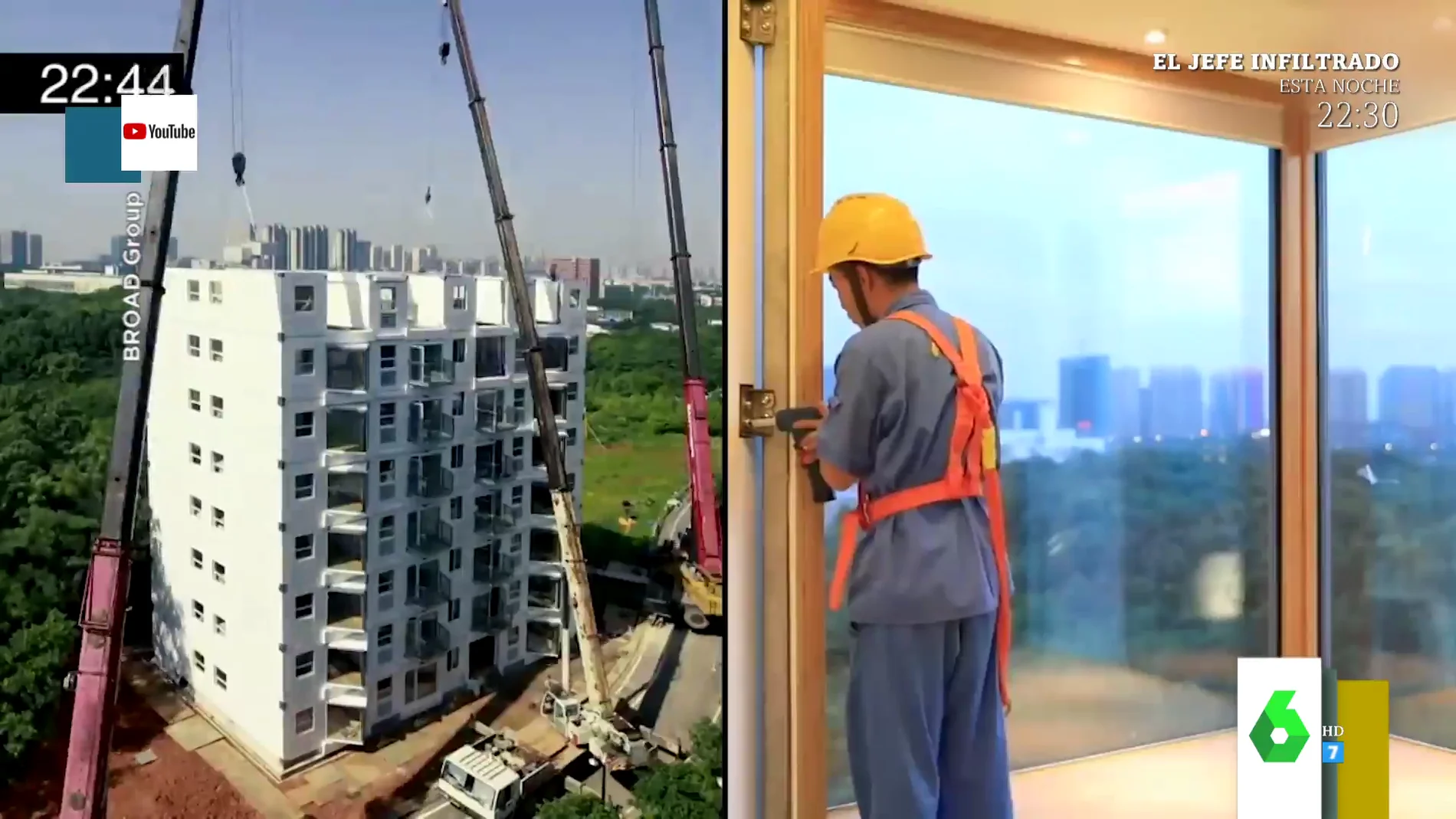 Una empresa china consigue construir un edificio de 10 plantas en 28 horas