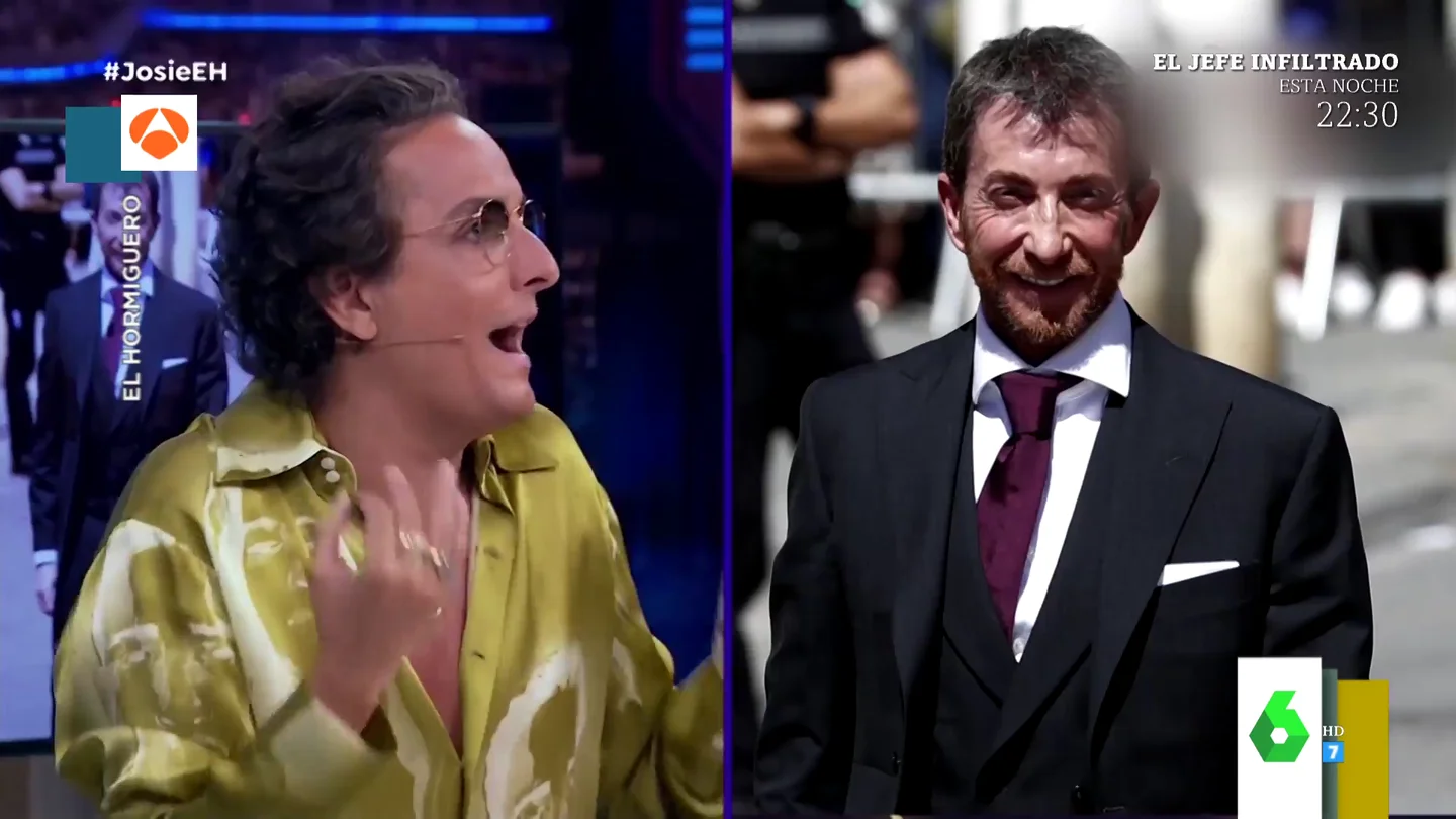 La sinceridad de Josie al criticar a Pablo Motos delante de él La sinceridad de Josie al criticar a Pablo Motos delante de él