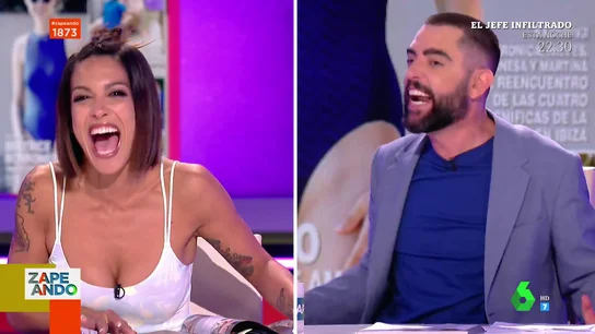 El surrealista debate de Lorena Castell y Dani Mateo sobre los calvos pone nerviosa a Cristina Pedroch El surrealista debate de Lorena Castell y Dani Mateo sobre los calvos pone nerviosa a Cristina Pedroch