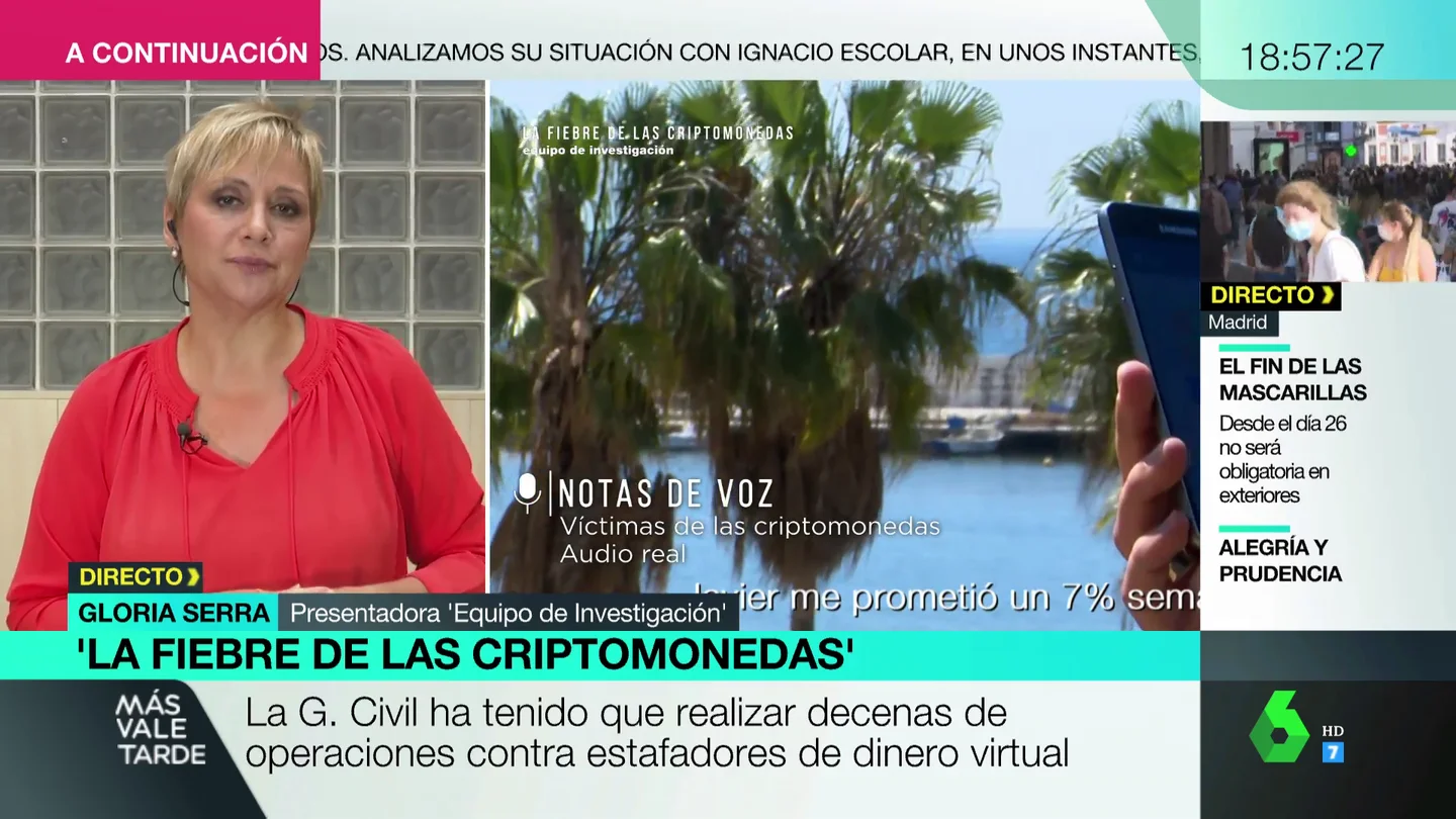 La advertencia de Gloria Serra sobre las criptomonedas La advertencia de Gloria Serra sobre las criptomonedas