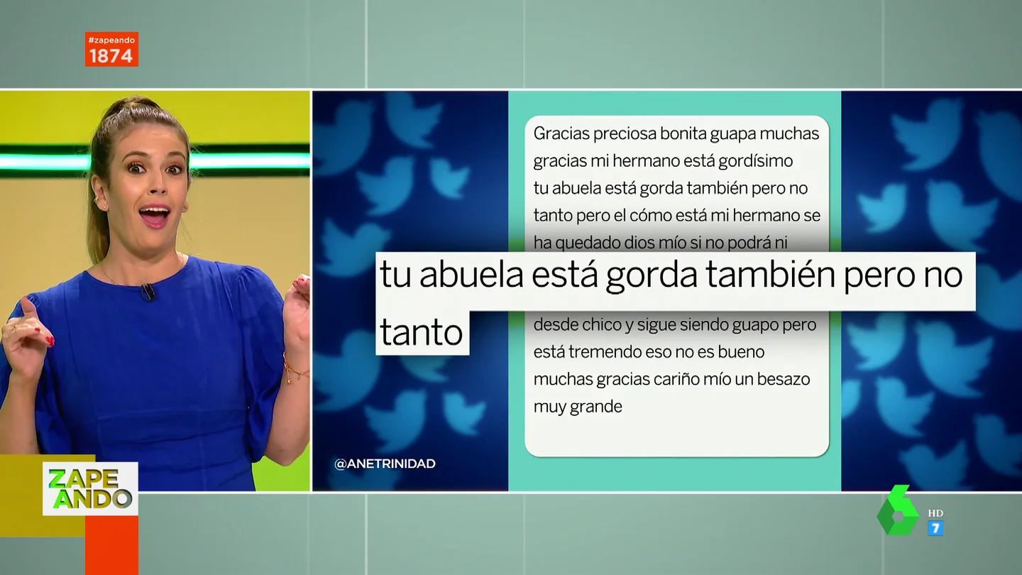 "Mi hermano está gordísimo": la surrealista respuesta de una mujer cuando le mandan una foto de sus familiares "Mi hermano está gordísimo": la surrealista respuesta de una mujer cuando le mandan una foto de sus familiares