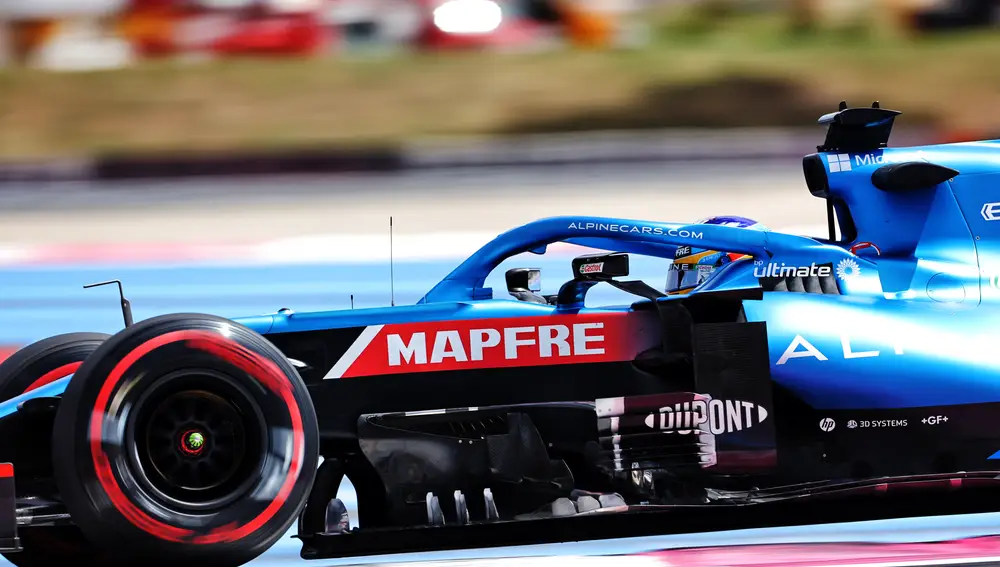 Fernando Alonso era 4º en la FP2