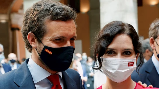 Isabel Díaz Ayuso con Pablo Casado Isabel Díaz Ayuso con Pablo Casado