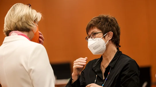 La ministra alemana de Defensa, Annegret Kramp-Karrenbauer La ministra alemana de Defensa, Annegret Kramp-Karrenbauer
