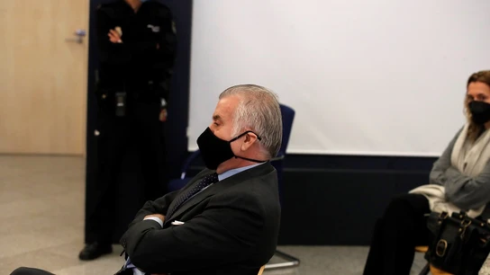 Imagen de Bárcenas ante el juez Imagen de Bárcenas ante el juez