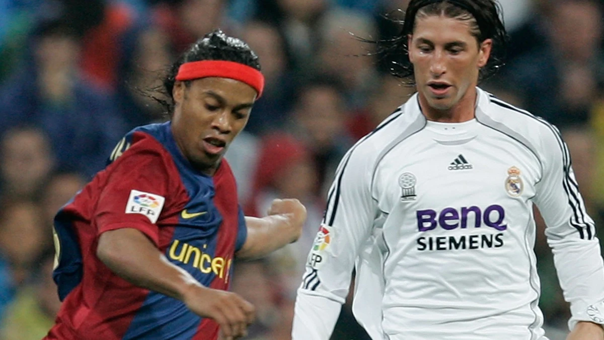 Ronaldinho, con Ramos