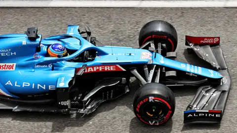 Alonso metía el Alpine noveno Alonso metía el Alpine noveno