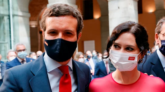 Pablo Casado, junto a Isabel Díaz Ayuso Pablo Casado, junto a Isabel Díaz Ayuso