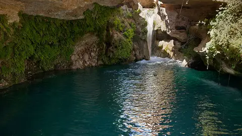 Poza del paraje del Salto del Usero Poza del paraje del Salto del Usero