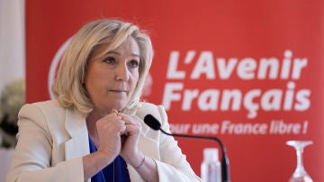 La presidenta de la Agrupación Nacional (RN) de Francia, Marine Le Pen.