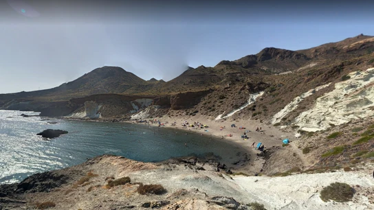 Imagen de la Cala Rajá, en Cabo de Gata Imagen de la Cala Rajá, en Cabo de Gata