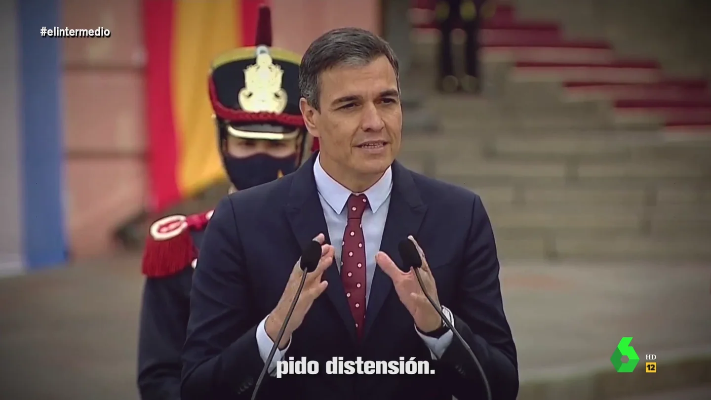 "Pido comprensión, pido distensión": el temazo que enfrenta a Sánchez y Casado sobre los indultos "Pido comprensión, pido distensión": el temazo que enfrenta a Sánchez y Casado sobre los indultos