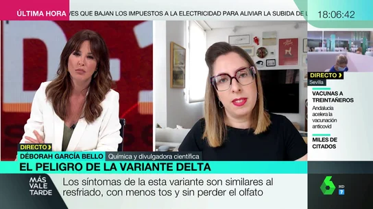 Los consejos de la experta Déborah García Bello sobre cuándo usar la mascarilla tras el 26 de junio Los consejos de la experta Déborah García Bello sobre cuándo usar la mascarilla tras el 26 de junio