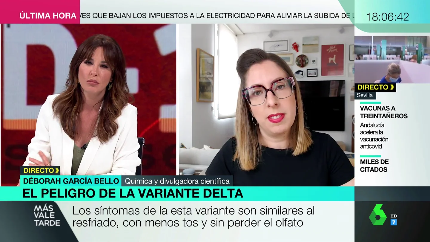Los consejos de la experta Déborah García Bello sobre cuándo usar la mascarilla tras el 26 de junio Los consejos de la experta Déborah García Bello sobre cuándo usar la mascarilla tras el 26 de junio