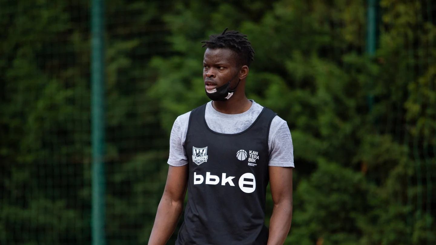 Mouhammad Fadal, jugador del proyecto Bihotz Kantxa Mouhammad Fadal, jugador del proyecto Bihotz Kantxa