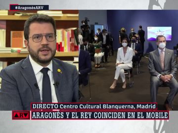 Aragonès, sobre su relación con el rey Felipe VI: "No nos encontrarán en besamanos o actos de vasallaje"