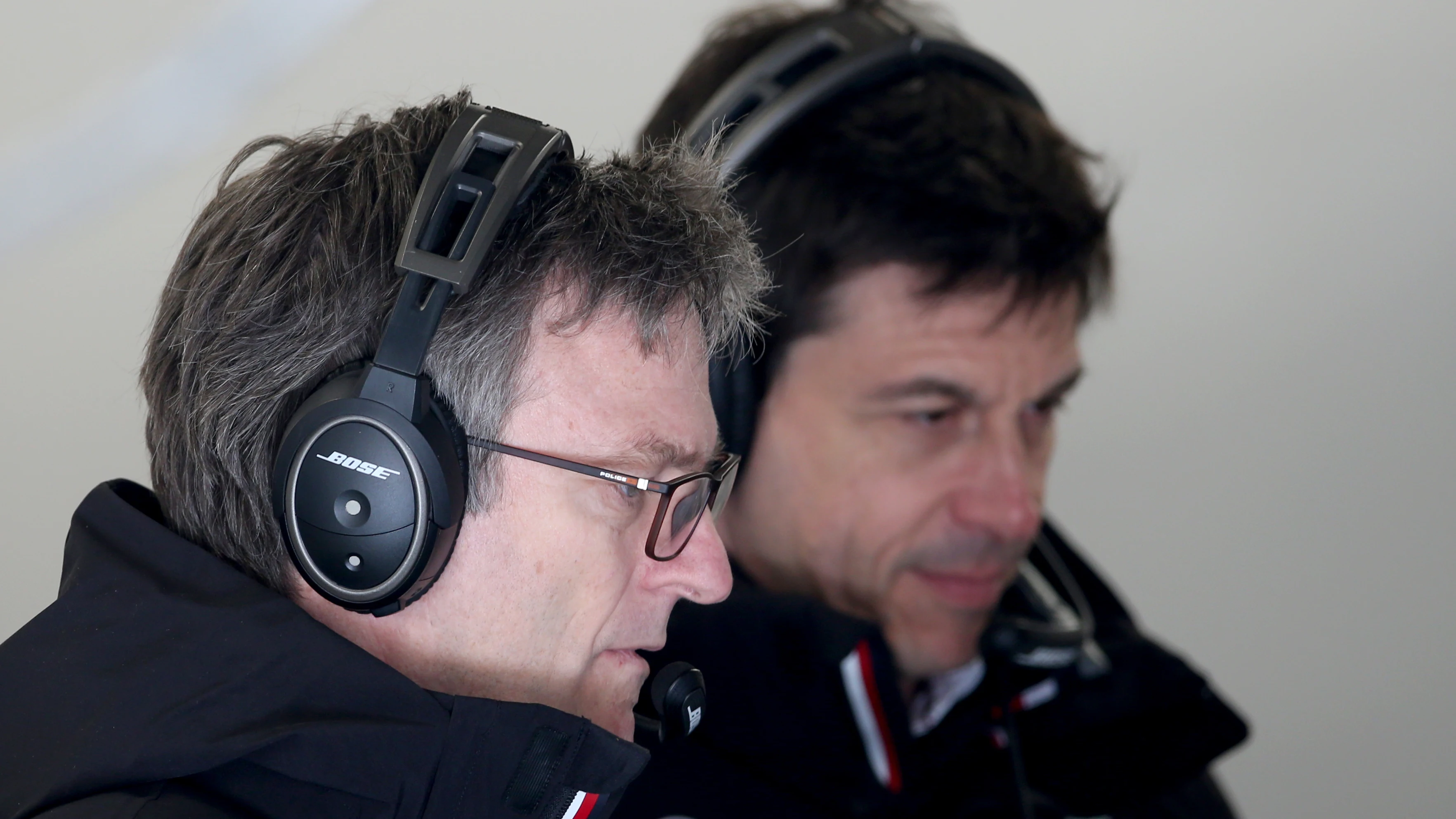 James Allison y Toto Wolff