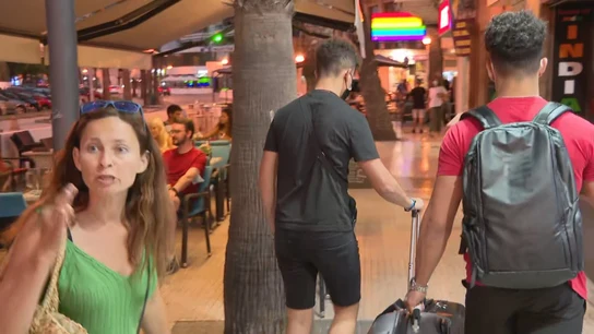Dos jóvenes se fugan del hotel de Mallorca Dos jóvenes se fugan del hotel de Mallorca