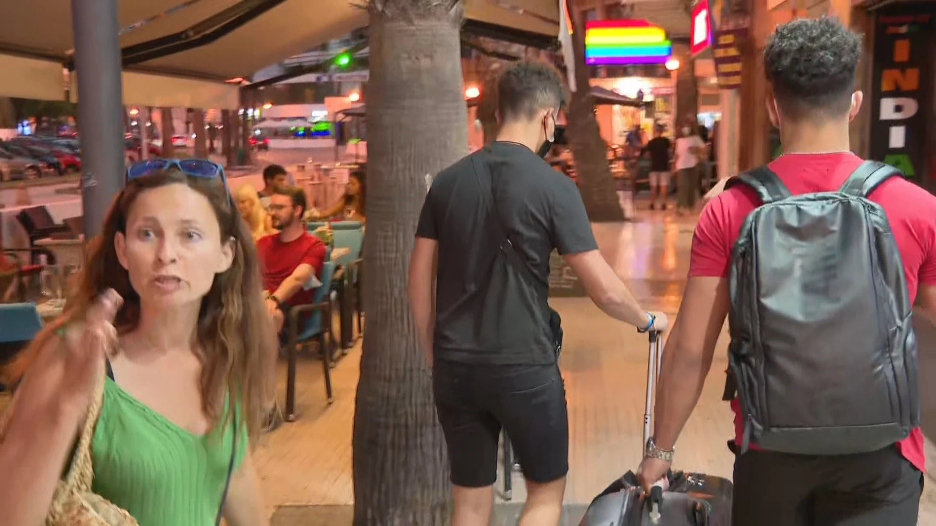 Dos jóvenes se fugan del hotel de Mallorca