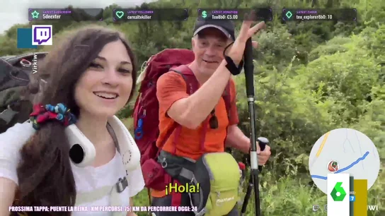 Una chica retransmite por Twitch el Camino de Santiago: esto es lo que se encuentra en directo a su paso Una chica retransmite por Twitch el Camino de Santiago: esto es lo que se encuentra en directo a su paso
