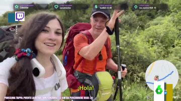 Una chica retransmite por Twitch el Camino de Santiago: esto es lo que se encuentra en directo a su paso