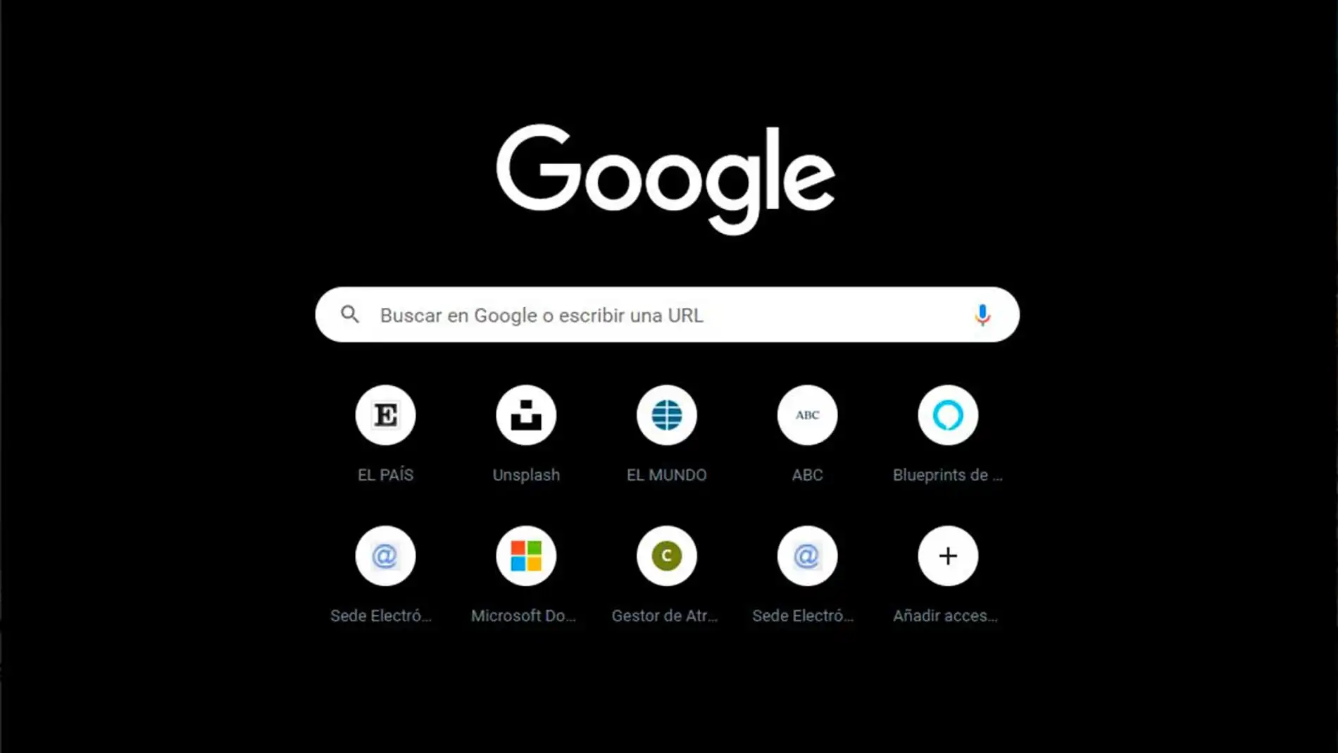 Activa en tema oscuro en Google Chrome