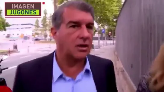 Joan Laporta, a lo Florentino Pérez cuando le preguntan por la renovación de Messi: "Tranquilos" Joan Laporta, a lo Florentino Pérez cuando le preguntan por la renovación de Messi: "Tranquilos"