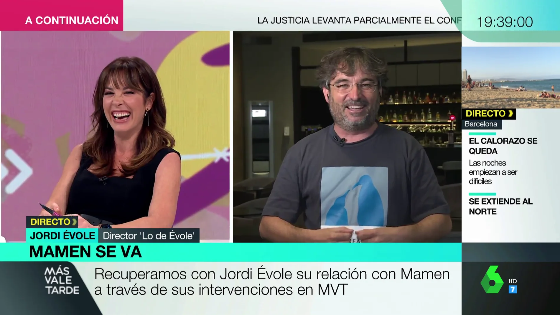 La despedida de Jordi Évole a Mamen Mendizábal: "Sin tías como tú esta cadena no sería lo que es"