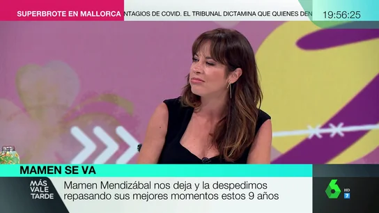 Mamen Mendizábal desvela cuál ha sido el momento más duro al frente de Más Vale Tarde: "Todo me costó tanto esos días..." Mamen Mendizábal desvela cuál ha sido el momento más duro al frente de Más Vale Tarde: "Todo me costó tanto esos días..."