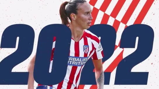 Virgnia Torrecilla renueva con el Atl&eacute;tico de Madrid hasta 2022