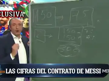 Pedrerol desvela la fórmula del Barça para renovar a Leo Messi: 300 millones en tres años