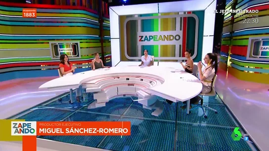 Lorena Castell, Cristina Pedroche, Valeria Ros, Marta Torné y Maya Pixelskaya celebran que solo son chicas en plató Lorena Castell, Cristina Pedroche, Valeria Ros, Marta Torné y Maya Pixelskaya celebran que solo son chicas en plató