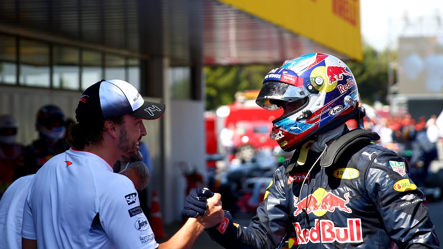 Verstappen y Alonso Verstappen y Alonso