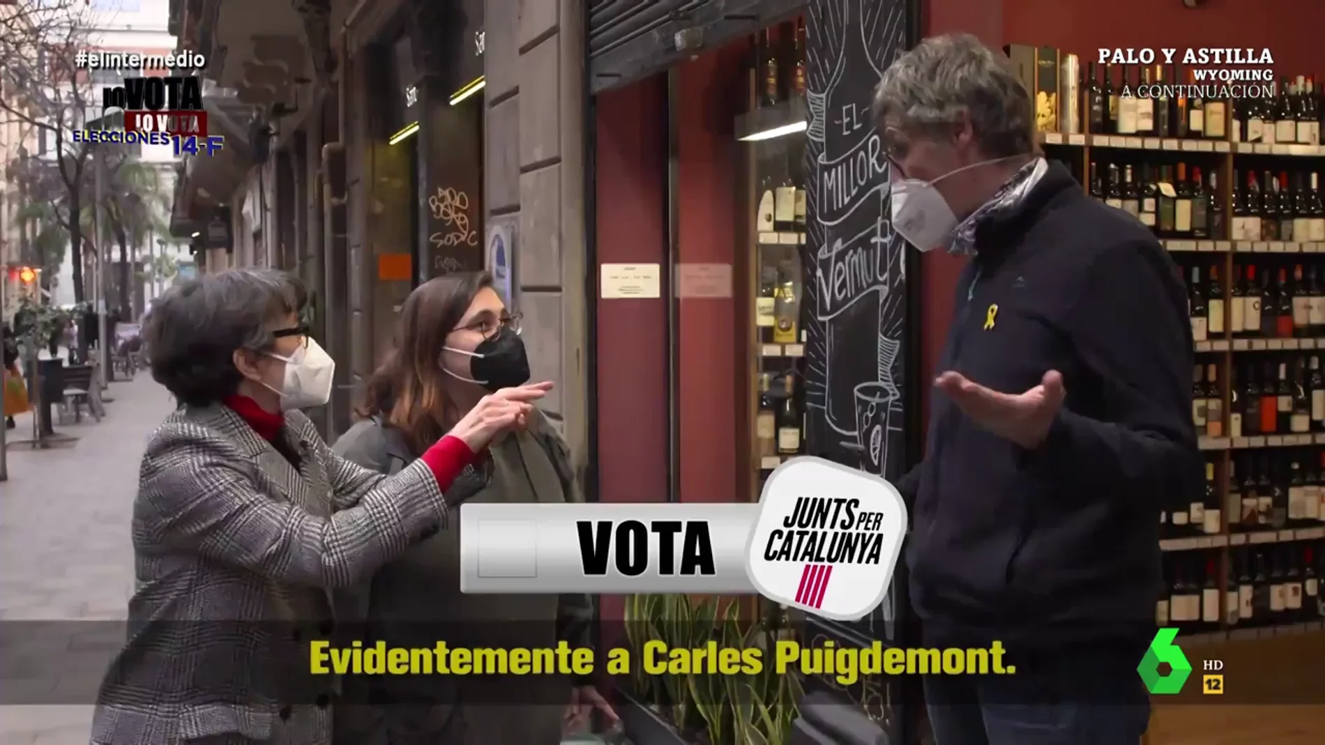 La respuesta de un hombre en Cataluña cuando Thais Villas le pregunta en la calle: "Lo haré en catalán"