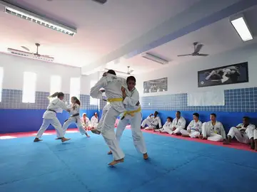 Imagen de archivo de una clase de judo