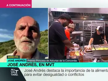 José Andrés, tras ganar el Princesa de Asturias de la Concordia 2021: &quot;Estamos para estar al lado de quienes nos necesitan&quot;