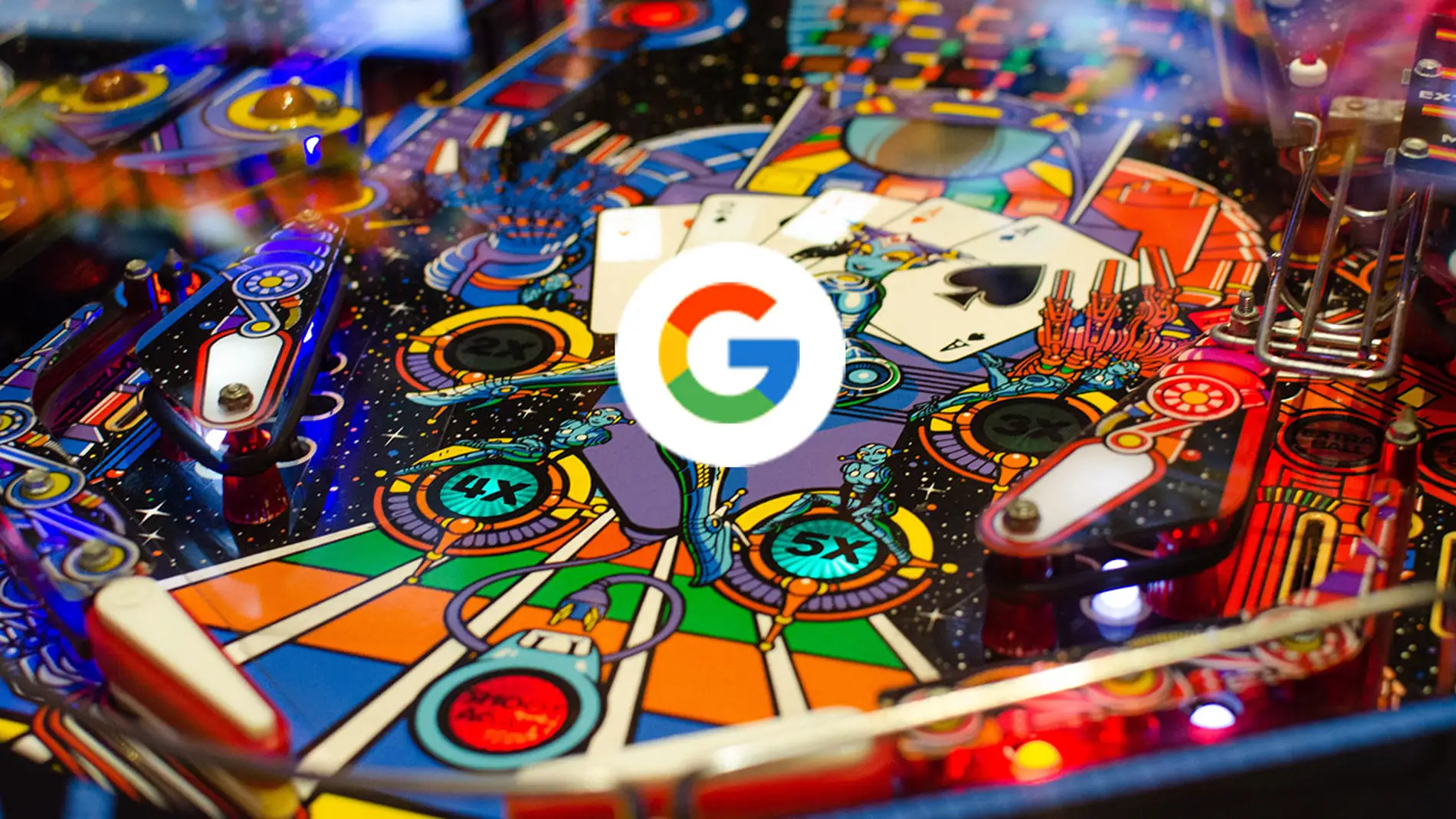 Pinball y el logo de Google