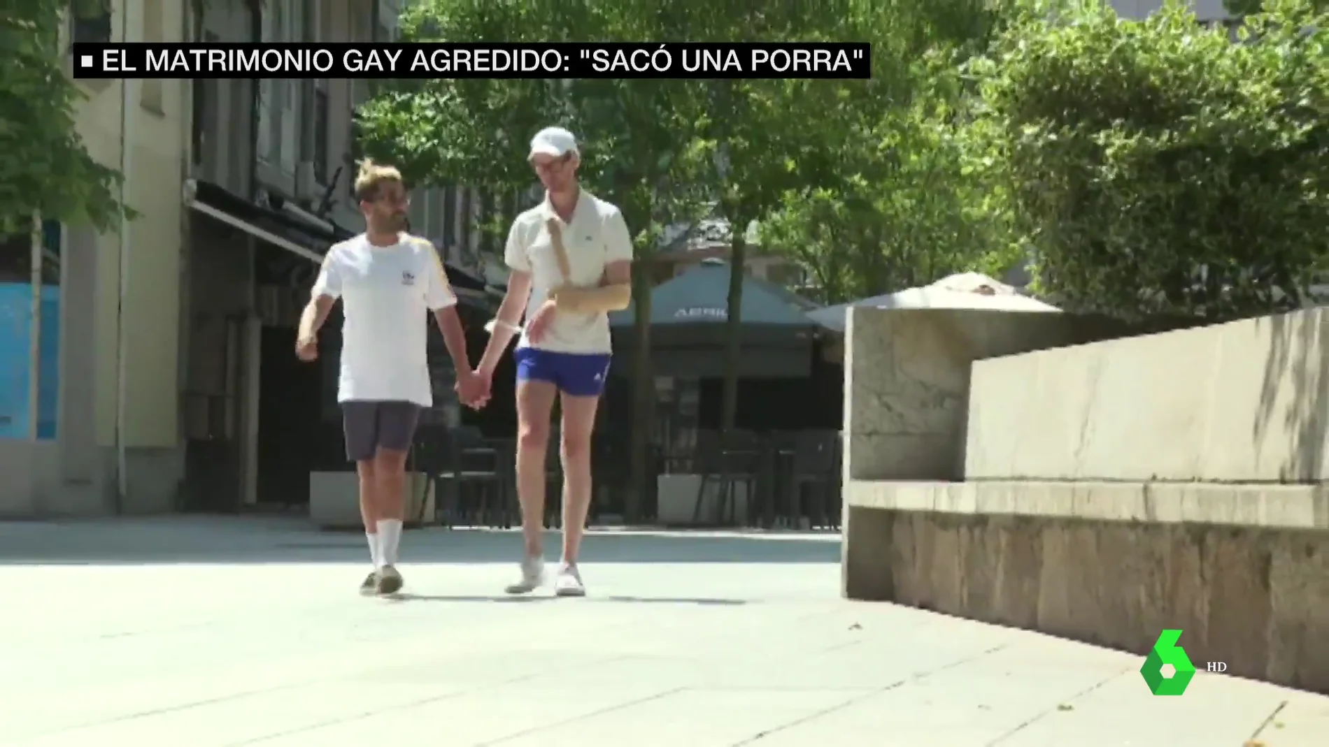 Habla el matrimonio gay que fue brutalmente agredido en A Coruña: "No terminó de pegarnos hasta que vino la Policía"