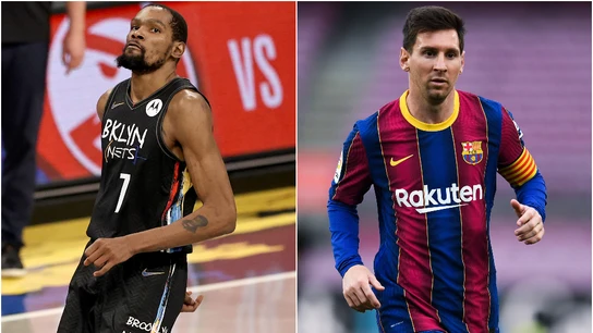 Kevin Durant / Leo Messi Kevin Durant / Leo Messi