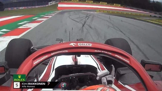 La peineta de Raikkonen para Mazepin La peineta de Raikkonen para Mazepin