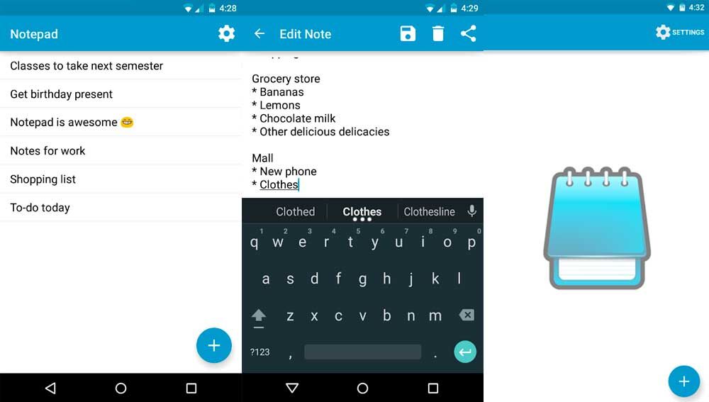 Notepad, comparte txt o texto enriquecido