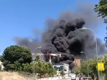 Incendio en Madrid